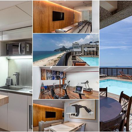 Apartamento Moderno em Prédio à Beira-mar na Praia de Ipanema Rio de Janeiro Exterior foto