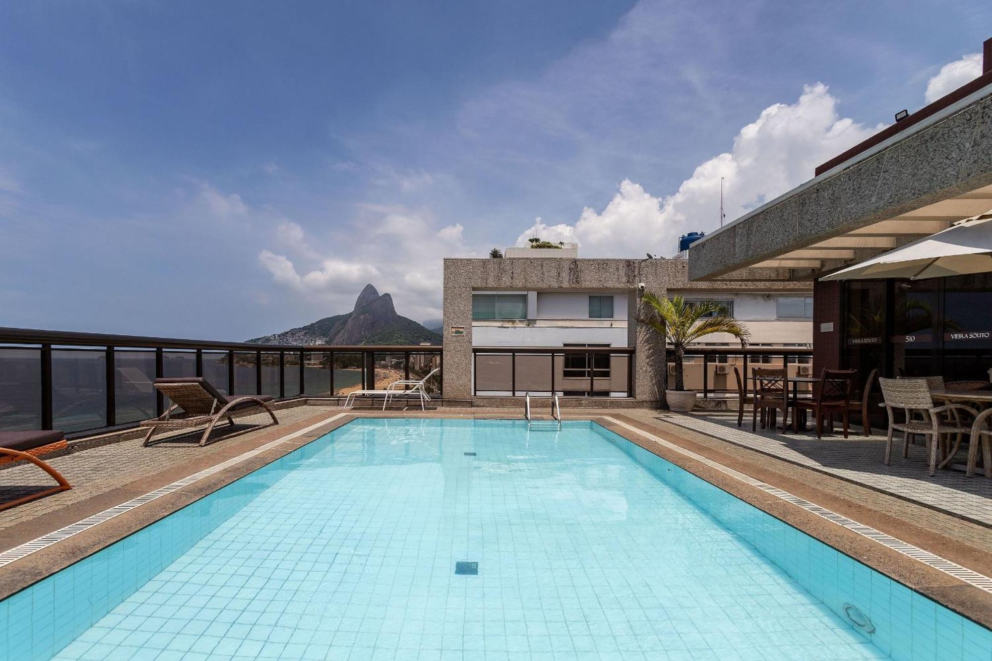 Apartamento Moderno em Prédio à Beira-mar na Praia de Ipanema Rio de Janeiro Exterior foto