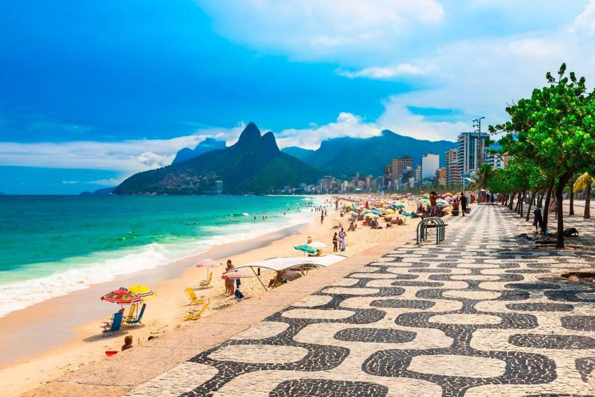 Apartamento Moderno em Prédio à Beira-mar na Praia de Ipanema Rio de Janeiro Exterior foto